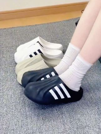 #贝壳头拖鞋#男女同款拖鞋。#百搭鞋子 #时尚美鞋 #便宜又好穿