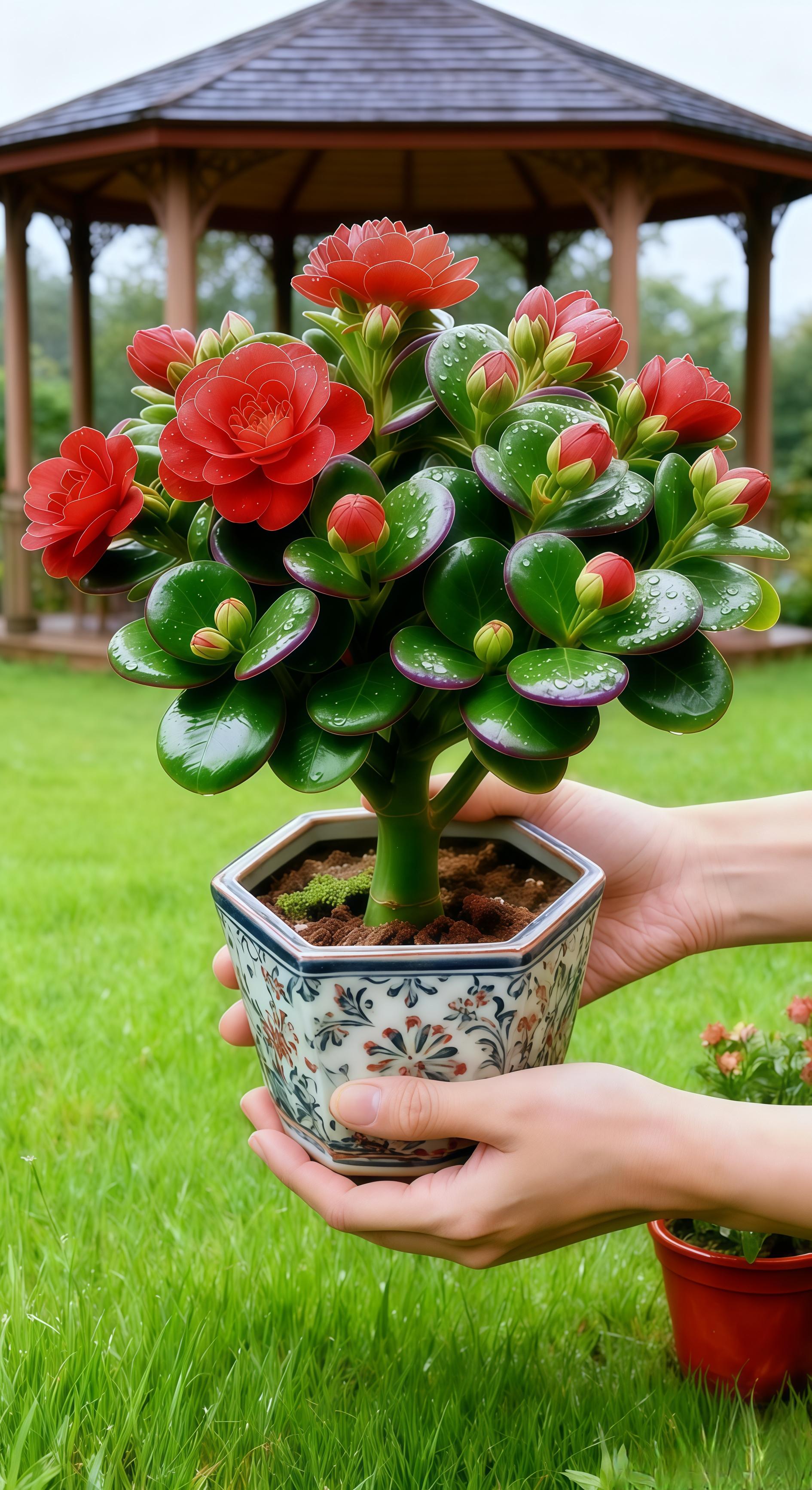 🌼碧玉盆栽,让你的家更添一抹绿意!🏠 小巧玲珑,碧玉般剔透,盆栽中的清新女神。🌼 每一片叶子都闪耀着自然的光泽,仿佛在诉说着生命的美好。🌱 不需要华丽的装饰,只需一盆碧玉,就能让你的家居瞬间生动起来。✨ 快来感受这份来自大自然的清新与宁静吧!🍃 #碧玉盆栽 #家居装饰 #自然之美 #生命之绿 #清新空气