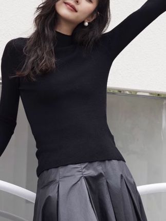 品牌打底衫女秋冬季半高领内搭可外穿内搭纯色#强烈推荐 #穿搭分享 #显瘦穿搭 #高级感穿搭 #穿搭