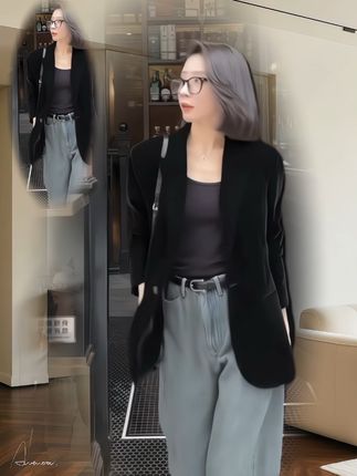 #高级感穿搭 #小个子穿搭 #西装 #秋季穿搭 #外套