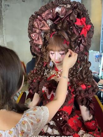 古典玩偶秀场化妆花絮 #古典玩偶 #洛丽塔