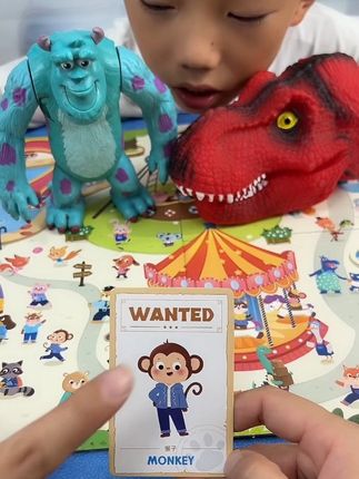 警察抓小偷玩具#早教益智玩具 #拼图玩具 #警察抓小偷