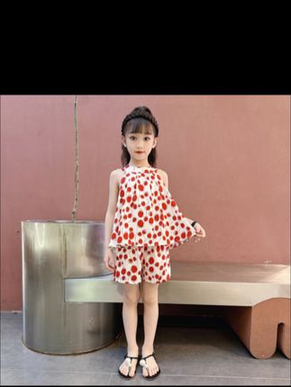 女童夏装套装中大儿童网红洋气小女孩6-12岁潮款两件套高级感服装#看过来# #超级漂亮#谁穿谁好看#喜欢的必备#好物推荐🔥