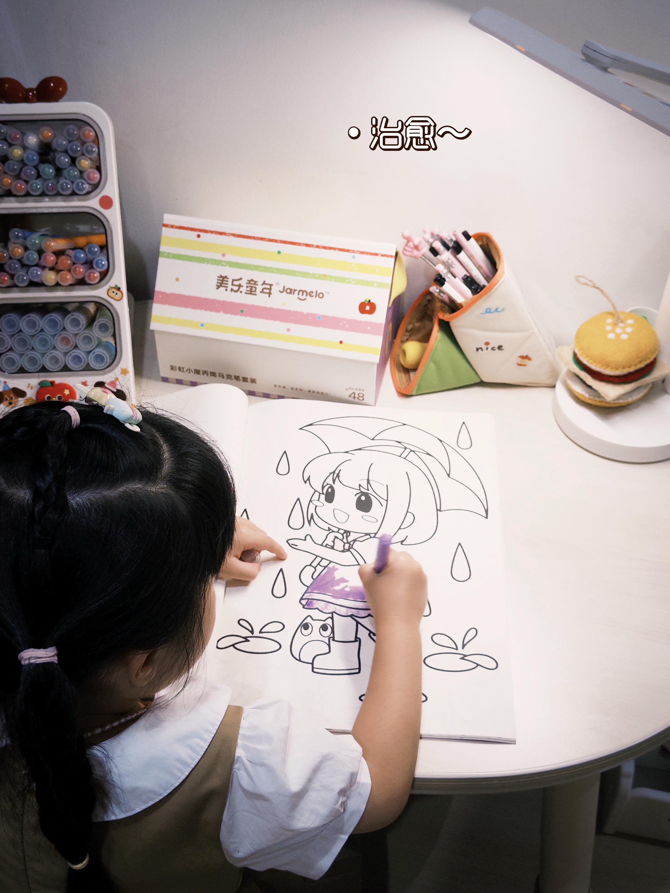 妈妈可能天生就是记录者📷 以照片之名记录时光与爱, 在每个春寒秋冬,暑来暑往, 因为你的到来, 让我平淡的日子里也充满着幸福 #抓拍美好瞬间 #可爱萌娃 #我的女孩 #美乐童年丙烯马克笔 #宝妈带娃