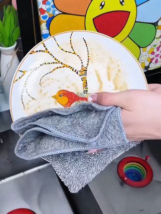 抹布就选这个竹纤维不沾油的,强力吸水好清洗,亲测好用!#抹布#厨房好物 #好物推荐🔥 #超便宜超划算 #居家好物