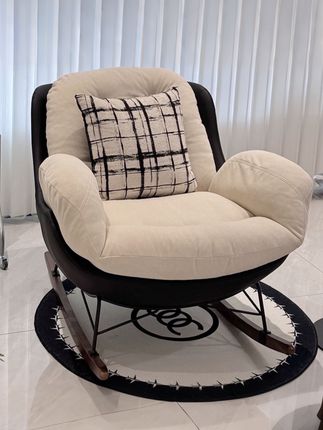 意式简约摇椅、客厅阳台休闲躺椅 北欧懒人沙发椅子#摇椅椅#客厅摇椅#阳台摇椅#休闲躺椅#懒人沙发椅