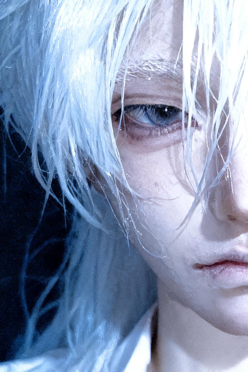 幸福是积尘模糊的玻璃#白毛 #少年感 #氛围感 #中性风