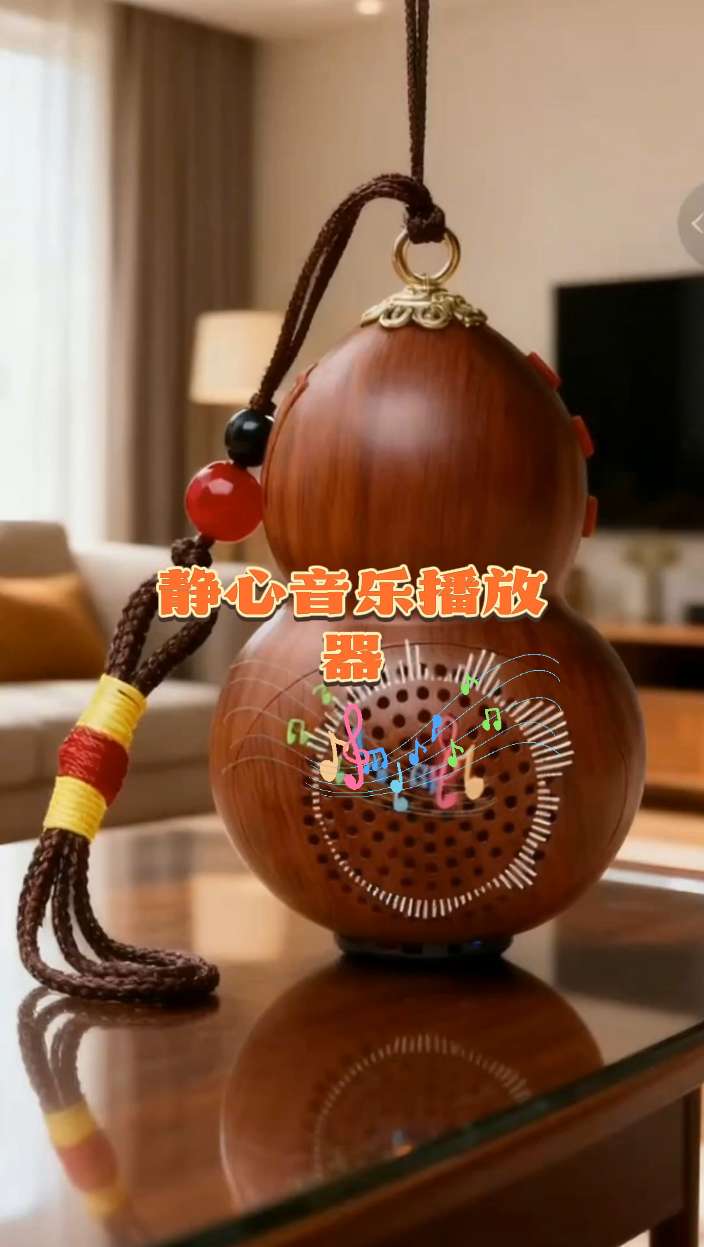 - 葫芦蓝牙播放器。- 古典精致葫芦蓝牙插卡音响随身听 便携式音乐机- 超长待机播放器 #国学文化 #播放器 #佛经 #有缘人 #修心修行@抖加🔥上热门🔥dou+🔥热点宝 @DOU+小助手