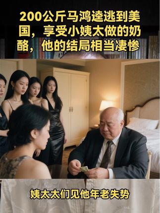 200公斤马鸿逵逃到美国,享受小姨太做的奶酪,他的结局相当凄惨#历史故事 #历史人物 #人物故事
