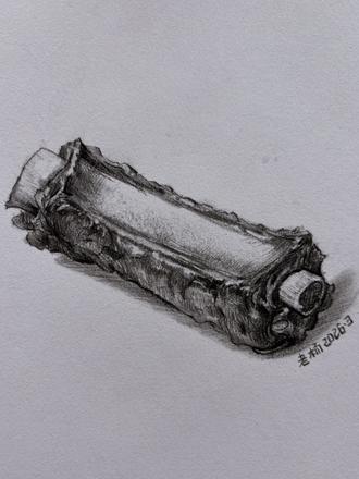 #素描#画画#手绘#跟着抖音学画画#排骨
素描|红烧排骨——从结构到光影
你吃饱了吗?