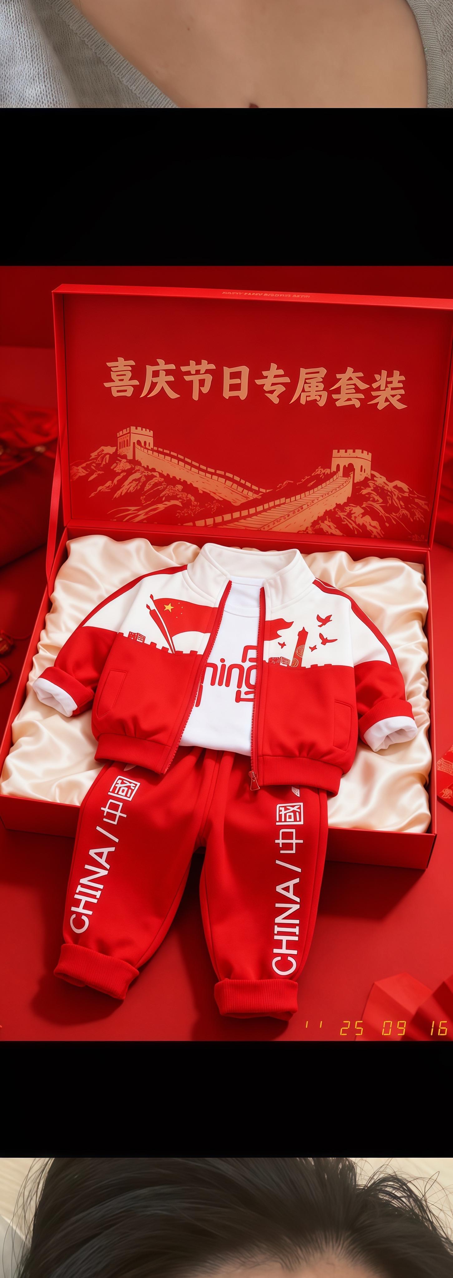 愿以吾辈之青春,护我盛世之中华,祝祖国永远繁荣、永远强大!#高品质童装 #国庆节穿搭出游 #萌宝穿搭 #国庆节 #宝宝衣服