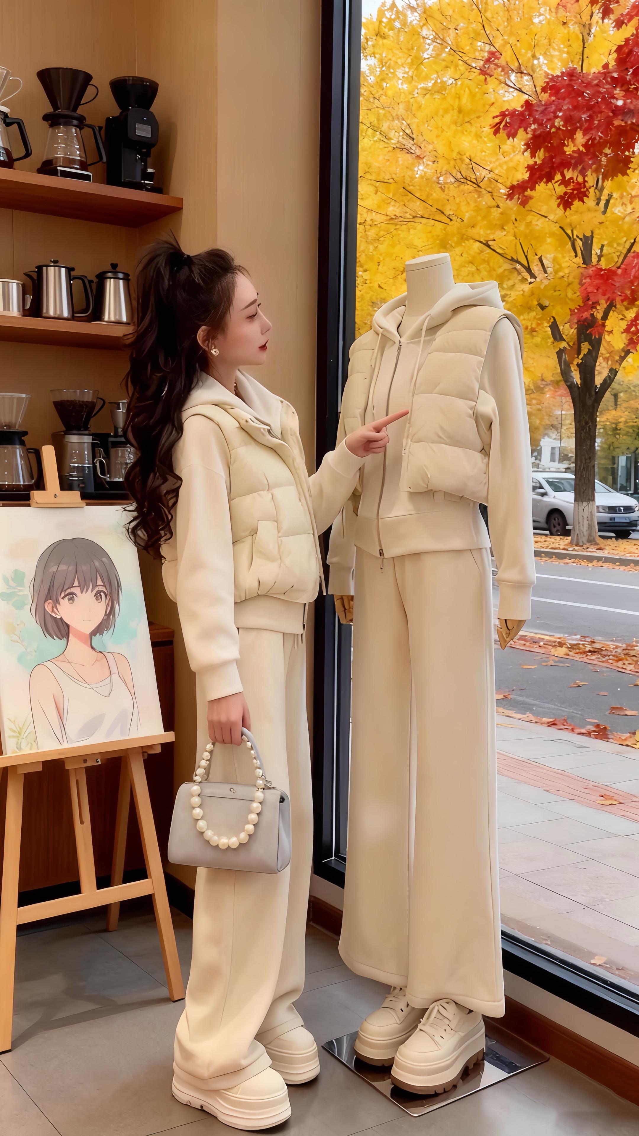 2025秋装王炸!加绒三件套藏肉又显贵 2025秋款加绒三件套太懂女生了!宽松版型藏住赘肉,上身秒变纸片人,大码姐妹也能轻松驾驭。 加绒面料软乎乎超保暖,还不显臃肿。剪裁利落显气质,日常、通勤随便穿都好看。 不用费心搭配,一套搞定秋日穿搭,网红博主都在穿。质感高级又百搭,秋天有这一套就够了✨@DOU+上热门 @DOU+小助手 @抖加🔥上热门🔥dou+🔥热点宝