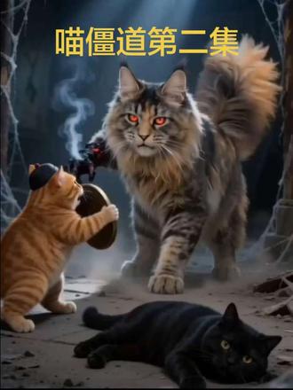 喵僵道第二集:一部电视连续剧,业余非专业,慢慢更新咯,做的不好,见谅。#萌宠出道计划#猫咪#僵尸道长#萌宠#玄猫 #萌宠出道计划