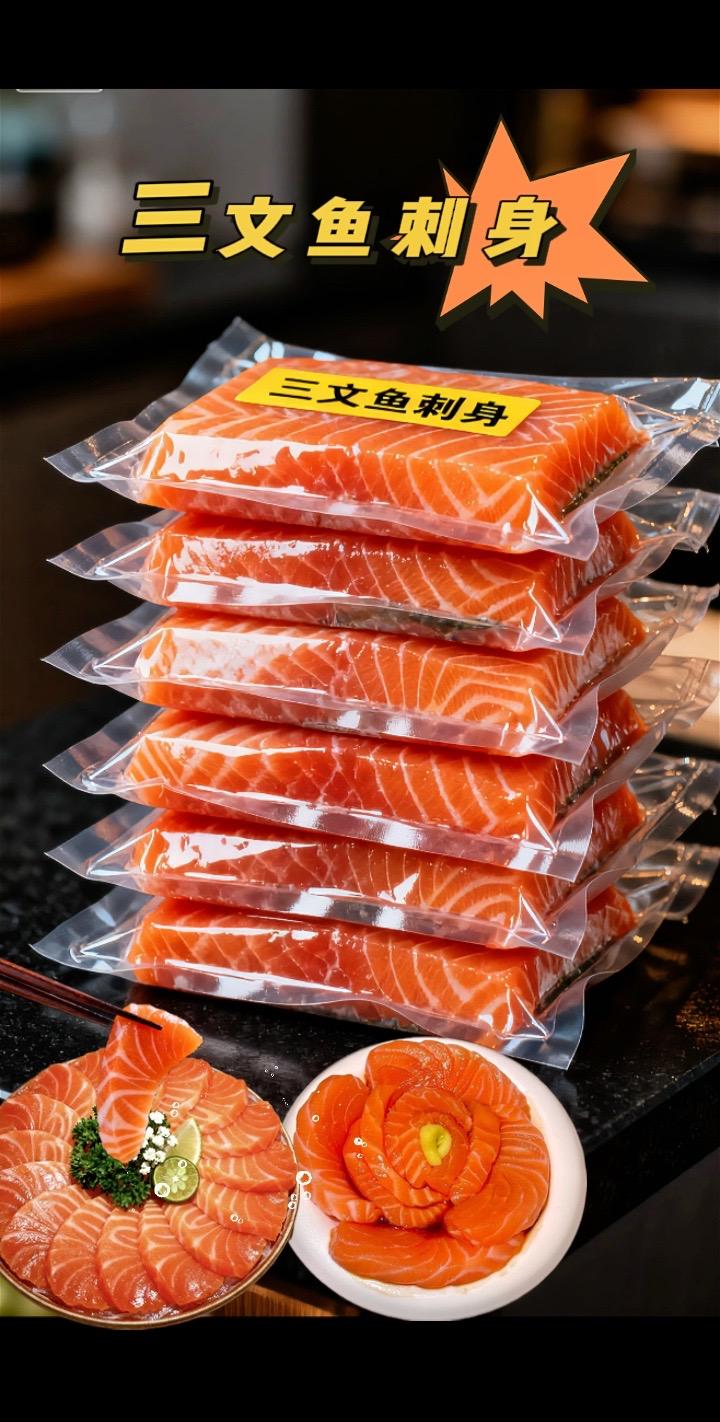 三文鱼吃到爽是多快乐!这款三文鱼真的太爱啦! 纹路清晰肉质新鲜,每一片都是厚!入口肥美鲜嫩,一点都不腥!一口咬下去~嗯.真的好满足啊!在家也能实现三文鱼自由了!爱吃的小伙伴一定要试试。在家也可以实现三文鱼自由了#三文鱼#刺身美食 #好吃到停不下来#三文鱼刺身 #海鲜美食@抖加🔥上热门🔥dou+🔥热点宝 @DOU+小助手 @DOU+上热门