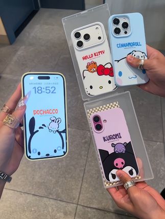 三丽鸥大合集~这个角度的Kitty也太可爱了叭 全部都好喜欢吖 '͜'#这个手机壳真的长在我心巴上了 #阔爱炸了 #快分享给你的好友 #手机壳
