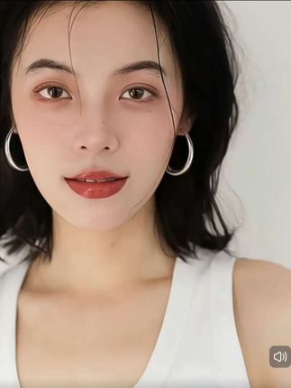 足银耳饰 999纯银针素圈耳环 时尚个性耳圈 百搭气质轻奢耳饰#爱了爱了 #女神范 #修饰脸型 #美出高级感
