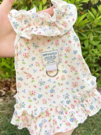 原创春夏碎花吊带裙宠物服饰公主风狗狗猫咪衣服比熊薄款透气比熊#夏季穿搭 #爱了爱了 #宠物衣服 #宝宝衣服公主 #今天穿搭