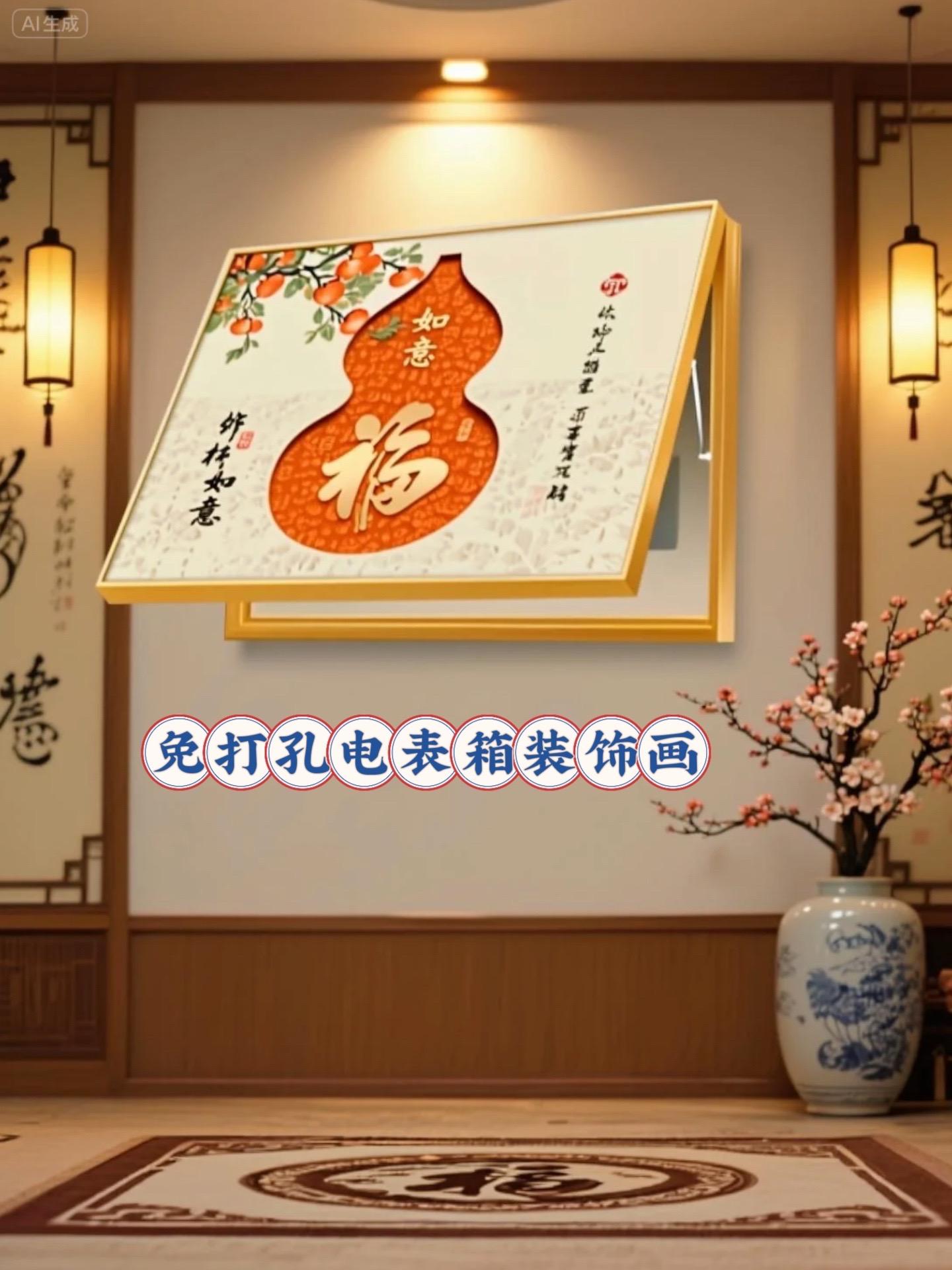 🔥秒遮丑!免打孔电表箱装饰画,居家颜值救星来啦! ——————————————— ⚠️强电箱/弱电箱太难看? 挂画遮挡又怕打孔伤墙? 试试这款免打孔神器! ✅3秒安装 一贴就搞定 ✅多种尺寸 覆盖各种箱体 ✅高清画面 居家氛围感拉满 ✅背面镂空 随时开合超方便 #家居改造 #软装搭配 #装修灵感 #居家好物 #电表箱遮丑