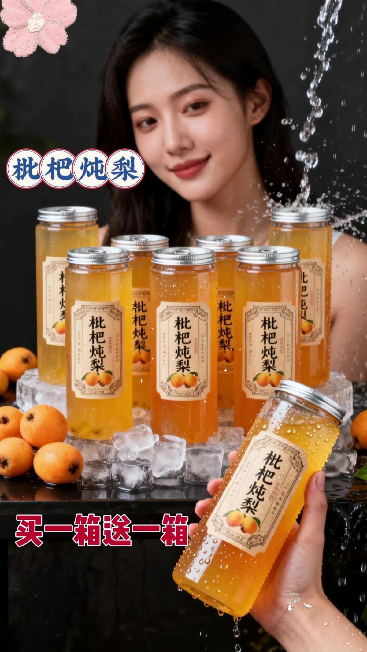 天气热得人燥得慌?饮料可别贪多啦,试试这款枇杷炖梨,巨清爽又舒服~ 现在买一箱直接送一箱,算下来一瓶才一块多,简直太划算!喝起来清润又带点甘甜,润到心坎里~夏天放冰箱冰一下,一口下去透心凉,那叫一个满足!姐妹们,这波真的可以闭眼冲~#枇杷炖梨#果汁#好喝不贵 #强烈推荐#仙女都在喝什么