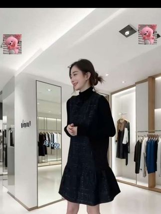 #女装穿搭 #时尚气质穿搭 #小香风 连衣裙