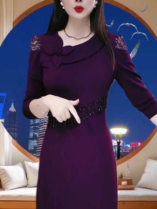 #连衣裙 #内搭外穿都好看 #时尚妈妈装 #显瘦穿搭 #优雅气质