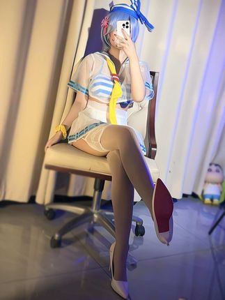 如果真爱有颜色 #蕾姆 #蕾姆cos #雷姆泳衣 #从零开始的异世界生活