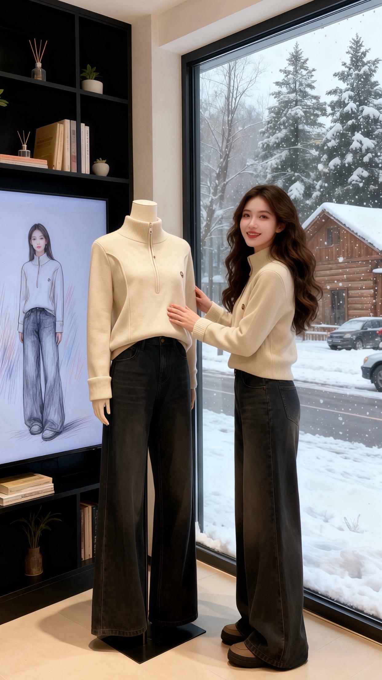 #韩系穿搭 #温柔穿搭 #优雅气质#大码显瘦穿搭 #不挑年龄不挑身材