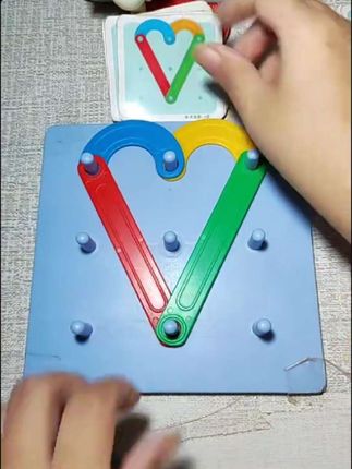 动手动脑的#益智玩具 能拼字母数字汉字几何图形的#幼儿启蒙 #专注力培养 #动手动脑 #脑力开发