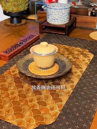 复古#粗陶壶承 高端精致#藤编蓄水壶承 托盘 侘寂风储水式网红侘寂风茶器#茶生活 #茶具好物推荐