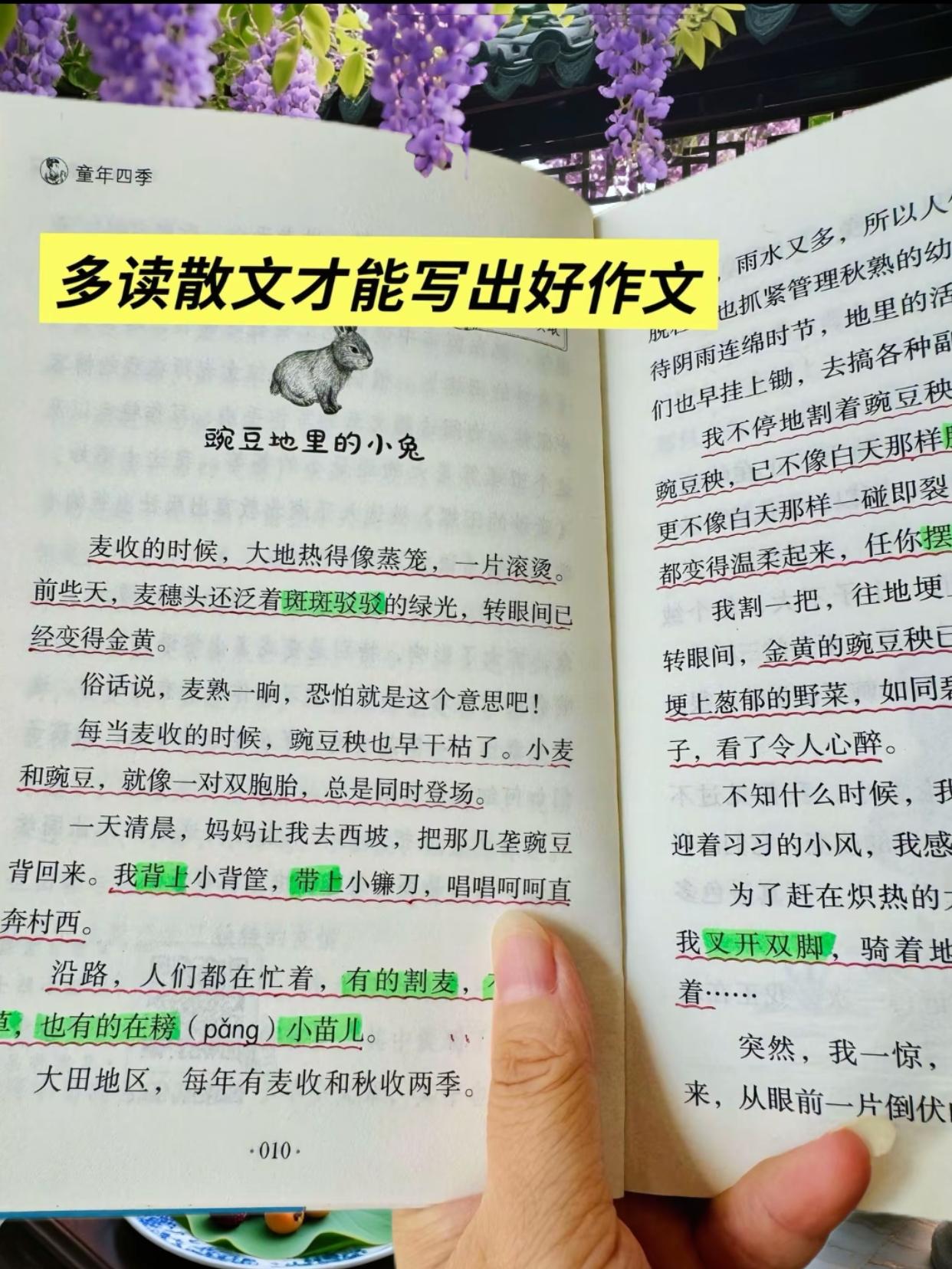 三年级开始,孩子要多读名家散文。深入感受文字的魅力,书中每篇佳作都是写作的灵感源 泉,每天让孩子读一读,积累写作素材,打开写作潜 能,轻松写出高分好文章!#写作#作文素材#小学语 文#散文#让阅读成为一种习惯