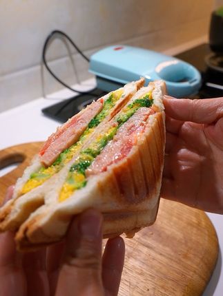 自己有了这个早餐机,孩子的早餐轻松拿捏,想吃什么夹什么#早餐吃什么营养又简单