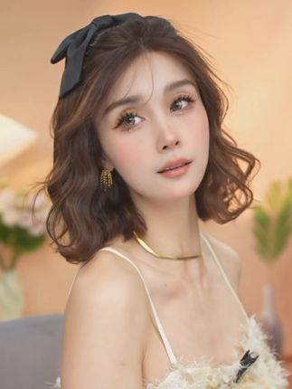 女生真发丝假发全头套#真发丝假发套#时尚洋气减龄真发丝假发