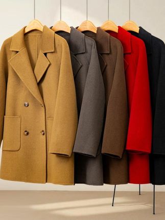 喜尚妮韩版 大码 时尚款双面羊毛大衣 大码大衣上新高品质-2368#时尚精品女装#双面羊毛大衣#宽松百搭显瘦#高级时尚显气质#