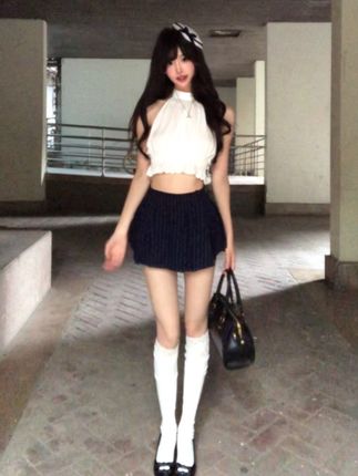 #少女感ootd #基础款 #夏日穿搭分享 #学院风穿搭 #日常穿搭记录