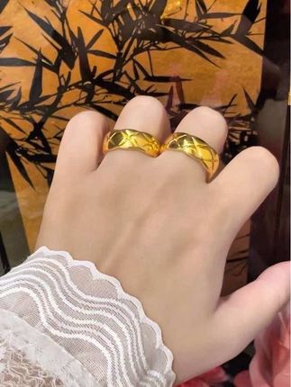 人生苦短,戒指只带经典款#黄金 #戒指 #黄金首饰