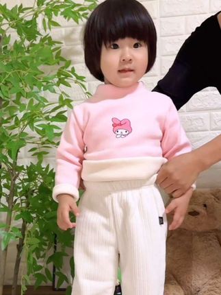 女童加绒阔腿裤!百搭又洋气,面料软糯舒适,这个价格闭眼冲!#童裤 #百搭裤子 #保暖又好看 #加绒裤子 #女童裤子