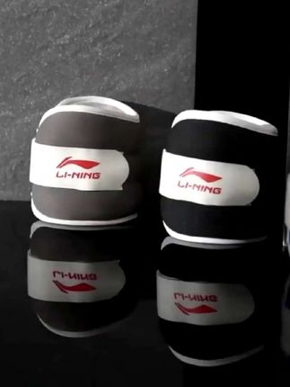 #李宁沙袋绑腿#训练沙包#手部脚腕上配重#锻炼装备#可调节长短