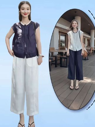 时尚气质两件套#穿出自信穿出美丽