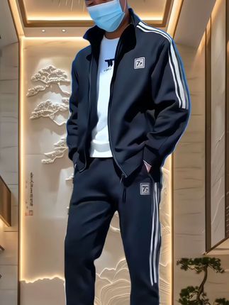 男装时尚休闲运动套装#时尚气质穿搭 #时尚男装 #休闲百搭 #男装搭配
