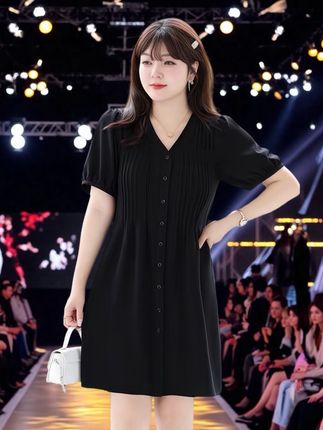 #大码女装 #连衣裙 #时尚穿搭 #时尚女装 #暑假出游穿搭