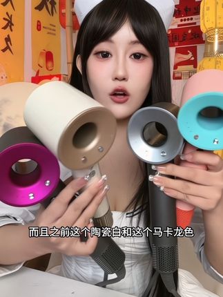 这个无叶吹风机真的巨巨巨好用,吹的又快又顺滑,还不伤发#戴希吹风机 性价比贼高#吹风机 #高速吹风机 #负离子吹风机