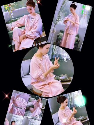 #家居服 #睡衣 #慵懒风 #宽松版型 #在家也要美美哒 @DOU+小热门🔥粉丝千千万🔥
