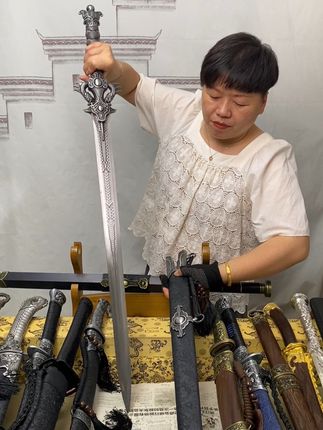 #双龙汉剑#冷兵器#男人的玩具#工艺品@DOU+上热门