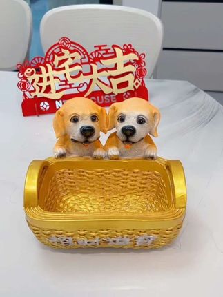 大号狗狗摆件来咯!摆入门口处放钥匙,摆茶几桌面装饰好看还可以装零食等小物件!#萌宠 #狗狗钥匙收纳摆件#客厅狗狗摆件#工艺品摆件#超便宜超划算