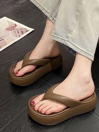 厚底人字拖女款网红超火时尚百搭2025新款夏季外穿夹脚拖鞋女ins#超级好穿 #爆款热卖中 #好物推荐🔥 #时尚百搭