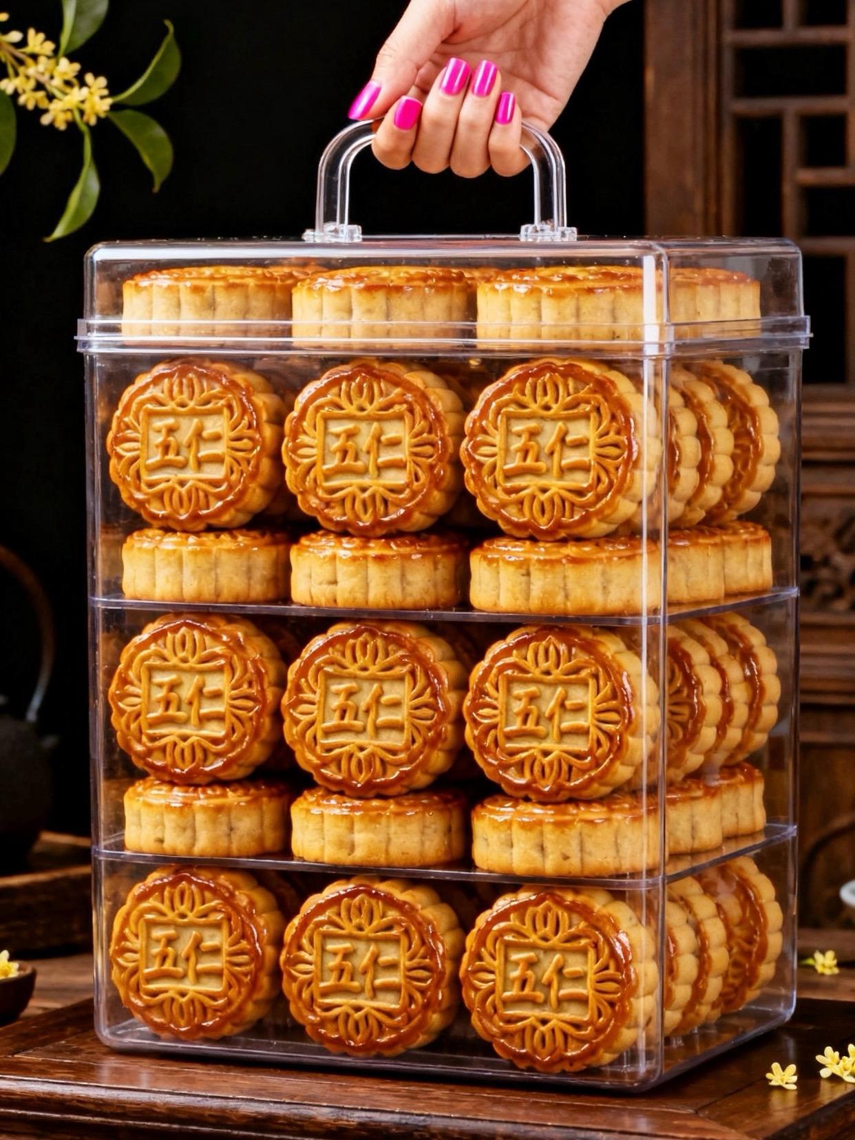 #十五的月亮石榴圆 五仁月饼,中秋的专属味道。精选核桃、杏仁、花生、瓜子、芝麻五种优质果仁,个个饱满酥脆。搭配清甜果脯与绵密饼皮,咬上一口,坚果的醇香瞬间在口中散开,果脯的微甜恰到好处地中和了油脂,每一口都带来满满的满足感。它不只是一块月饼,更是中秋记忆里的独特味道,团圆时刻,让五仁月饼为你留住家的温暖。#你的中秋团圆搭子前来报到 #秋日第一杯暖饮 #五仁月饼 #图文伙伴计划2025