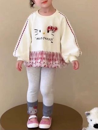 #女童秋装套装新款幼儿园潮款小童女宝春秋季休闲两件套#女童套装  #童装上新 #春秋穿搭 #生女儿就是用来打扮的