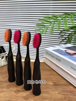 天呐~九块九到手四支巨无霸大头牙刷#牙刷 #超便宜超划算