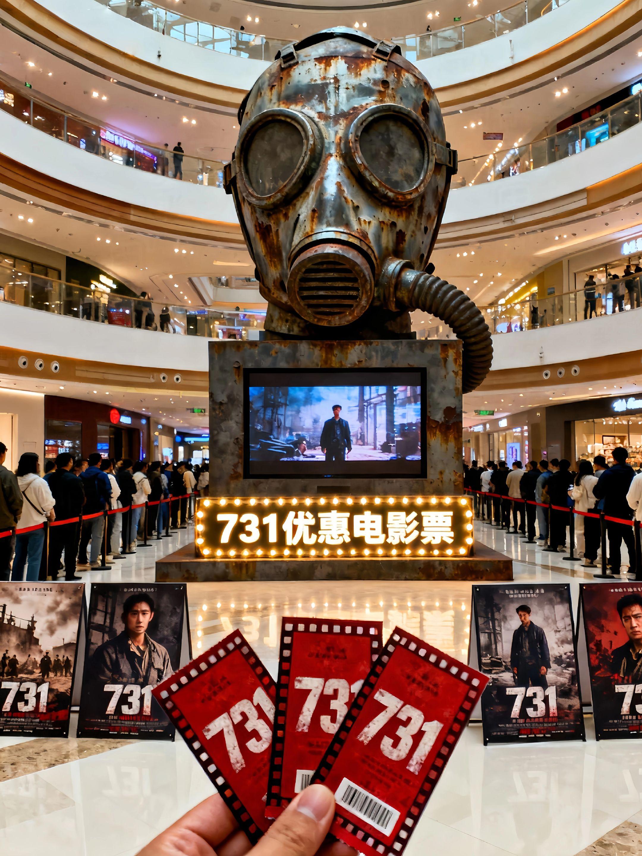 电影院见《731》,回望历史、缅怀先烈,勿忘国耻,自强永记!#731上热搜 #铭记历史 #勿忘国耻