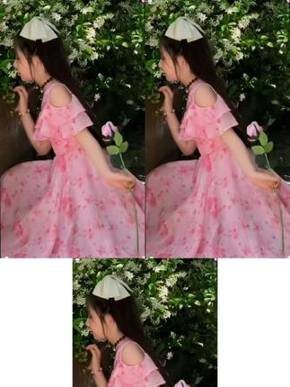 女童连衣裙夏装2025新款儿童洋气碎花公主裙子女孩夏季长款沙滩裙#童装#童装穿搭#童装搭配